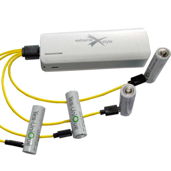 Rozdzielacz USB microUSB 4x 24cm przewód kabel