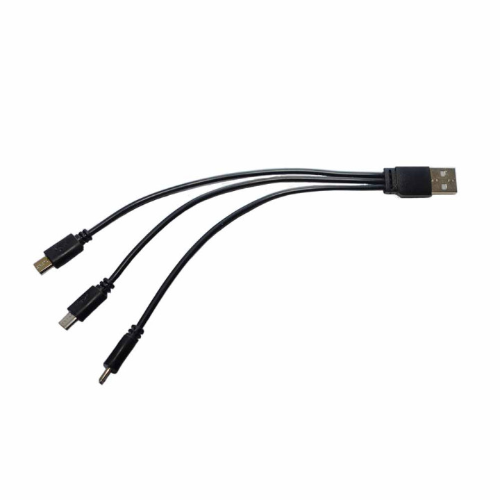 kabel do ładowania kilku urządzeń na usb